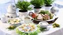 Easter Dishes wallpaper