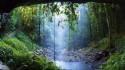 Australia waterfalls national park new south wales wallpaper