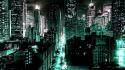 Cityscapes architecture cyan wallpaper