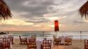 Love coast beach night romantic restaurant great wallpaper