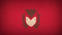 Minimalistic marvel comics scarlet witch red background blo0p wallpaper