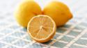 Nature yellow fruits oranges lemons wallpaper