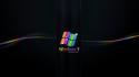 Rainbow Colored Windows 7 Hd wallpaper
