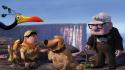 Russell Dug Carl Fredricksen In Pixars Up wallpaper