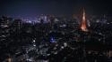 Tokyo cityscapes lights buildings wallpaper
