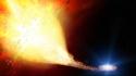 Explosions outer space pulsar stars wallpaper