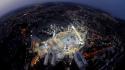 Islam kaabah makkah aerial view cities wallpaper