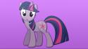 My little pony twilight sparkle purple eyes unicorns wallpaper