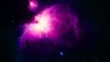 Outer space purple stars wallpaper