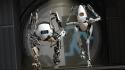 Portal 2 robots wallpaper