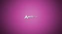 Arch linux colored gnu pink wallpaper