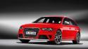 Audi rs4 avant cars red sports wallpaper