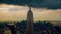 Empire state building new york city architecture buildings wallpaper