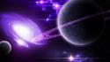 Galaxy outer space planets wallpaper