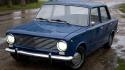 Lada 2101 russians blue cars old wallpaper