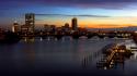 Boston cityscapes skylines wallpaper