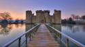 England bridges castle dawn wallpaper