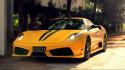 Ferrari f430 scuderia cars vehicles yellow wallpaper