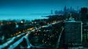City lights cityscapes night wallpaper