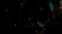 Dark outer space stars wallpaper