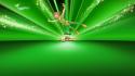 Disney company peter pan cartoons green background sparkles wallpaper