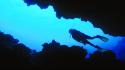 Fiji caves sea wallpaper