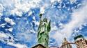 Hdr photography statue of liberty wallpaper