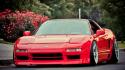 Jdm japanese domestic market cars red tuning wallpaper
