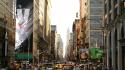 Manhattan new york city cityscapes traffic wallpaper