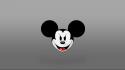 Mickey mouse cartoons logos minimalistic simple wallpaper