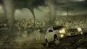 Tornado cityscapes wallpaper