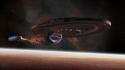 3d star trek voyager 1 outer space planets wallpaper