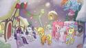 Applejack christmas fluttershy my little pony pinkie pie wallpaper