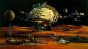 Fantasy art outer space science fiction wallpaper