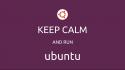 Keep calm and ubuntu purple wallpaper