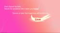 Light love pink quotes text wallpaper