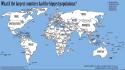 Population world map wallpaper