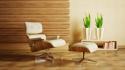 3d eames lounge chairs furniture interior wallpaper