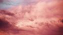 Clouds pink skyscapes wallpaper