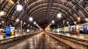 Hdr photography metro station train stations wallpaper
