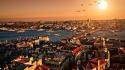 Istanbul cityscapes city skyline landscapes skyscrapers wallpaper