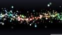 Abstract colored particles wallpaper