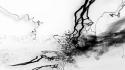 Abstract ink splashes wallpaper