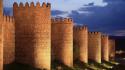 Age of empires 2 spain castles dusk wallpaper