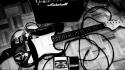 Amplifiers grayscale guitars marshall music wallpaper