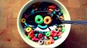 Breakfast cereal colors smiley face smiling wallpaper