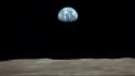 Earth moon nasa astronomy earthrise wallpaper