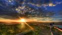 Hdr photography sun landscapes wallpaper