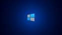 Microsoft metro windows 8 blue minimalistic simple wallpaper