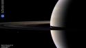 Saturn clouds ice science fiction wallpaper